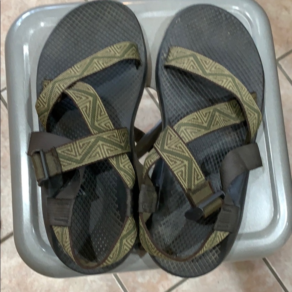 Men’s Chaco Sandals, strap is cut a little shorter